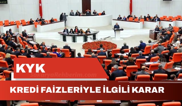 KYK Kredi Faizleriyle İlgili Karar 