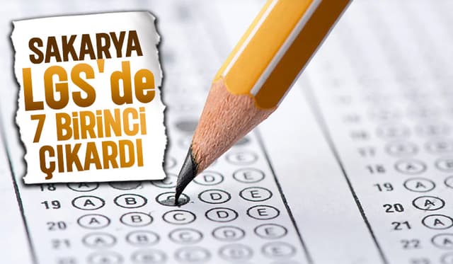 Sakarya'dan LGS'de 7 birinci