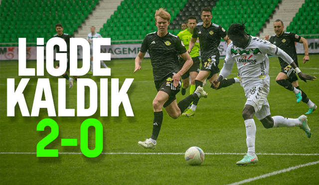 Erokspor'u mağlup eden Sakaryaspor ligde kaldı