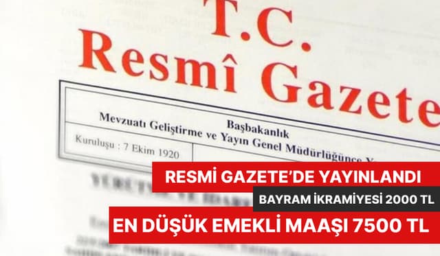 O Düzenlemeler Resmi Gazete'de Yayınlandı