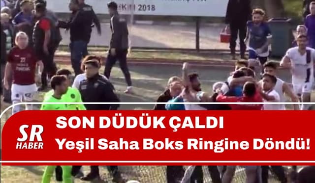Son Düdük Çaldı, Yeşil Saha Boks Ringine Döndü!