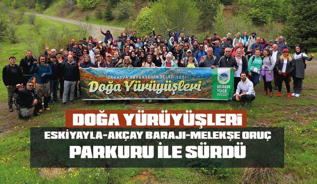 Doğa tutkunlarının rotası bu pazar Pamukova oldu