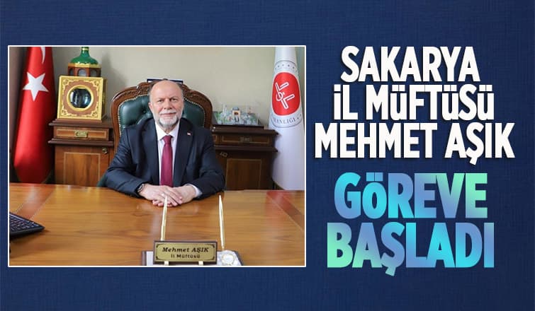 Yeni Sakarya Müftüsü görevine başladı.