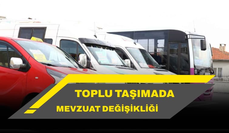 Baro'dan Toplu Taşımada Mevzuat Değişikliği Talebi