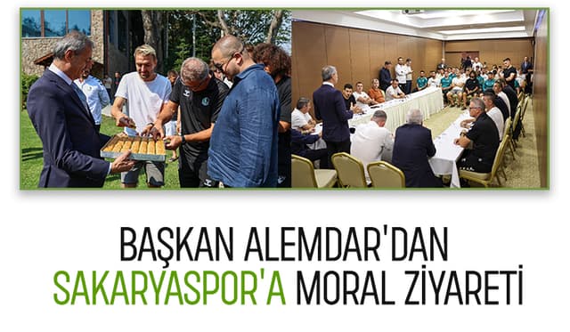 Başkan Alemdar’dan Sakaryaspor’a Moral Desteği