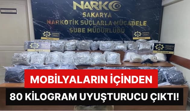 Mobilyaların İçinden Uyuşturucu Çıktı!
