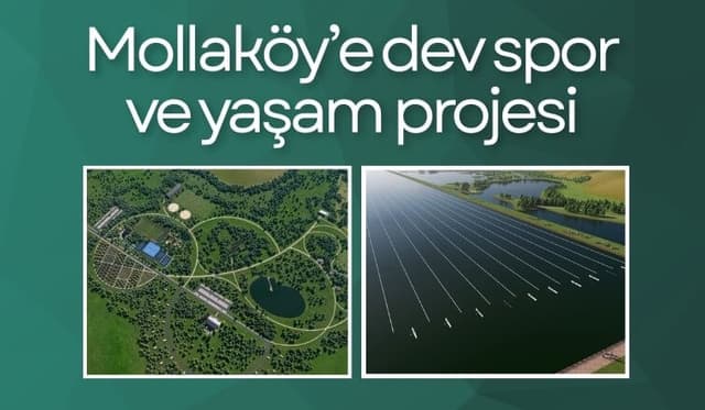 Mollaköy’e dev spor ve yaşam projesi