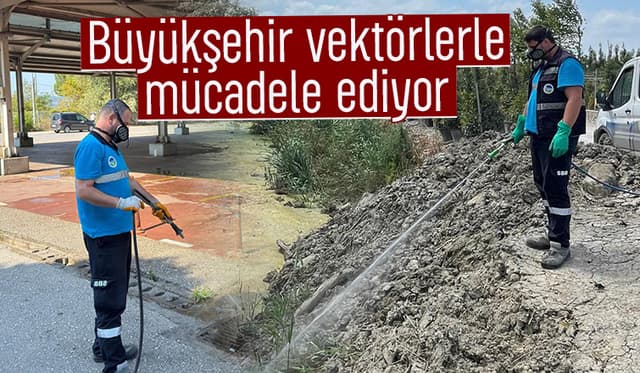 Sakarya Büyükşehir'den Vektörlere Karşı Yoğun Mesai