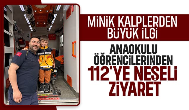 Minik Öğrenciler Ambulansları Yakından Tanıdı