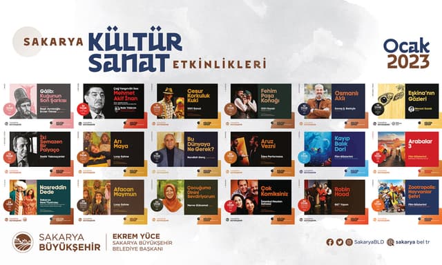 Büyükşehir Ocak kültür sanat etkinliklerinde takvim belli oldu