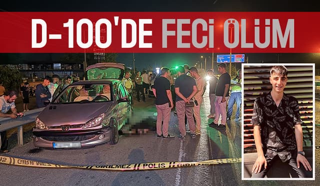 Feci Kaza: Bariyerlere Çarpan Otomobilin Sürücüsü Hayatını Kaybetti