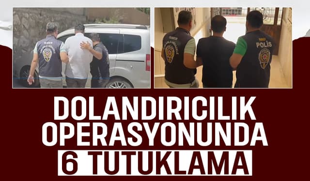Sakarya dahil 5 ildeki operasyonda 6 tutuklama