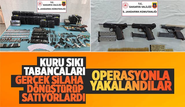 Kurusıkıları Gerçek Silaha Dönüştürenlere Operasyon