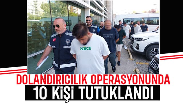 Sakarya'ya uzanan operasyonda 10 kişi tutuklandı