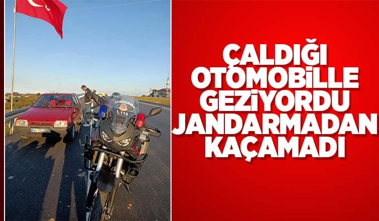 Otomobil Hırsızı Kovalamacanın Ardından Yakalandı