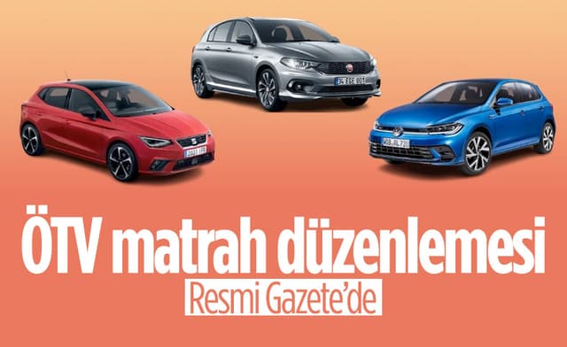 ÖTV Matrah Düzenlemesi Resmi Gazete'de
