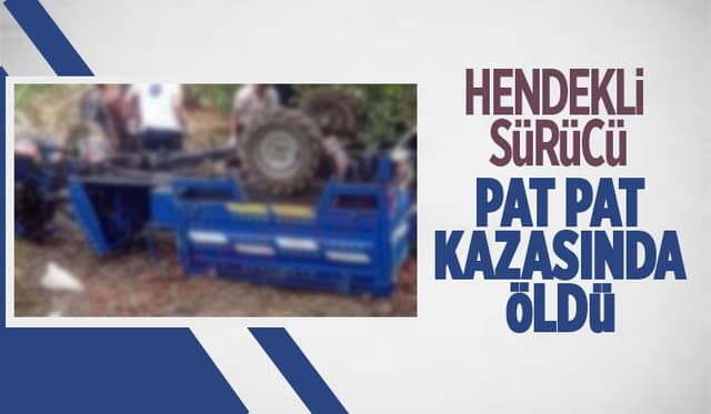 Pat pat kazası: 1 ölü