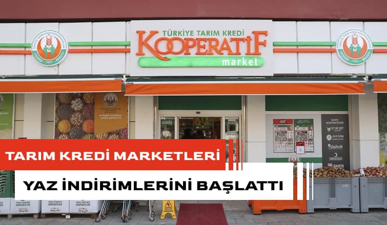 Tarım Kredi Marketlerinde Yaz İndirimleri Başladı