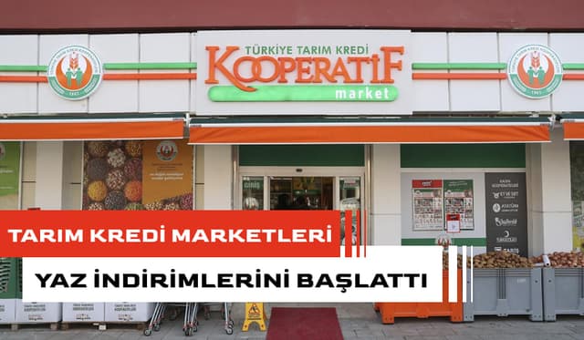 Tarım Kredi Marketlerinde Yaz İndirimleri Başladı