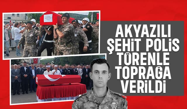 Kazada Şehit olan Polis İsmail Safa Gülel Gözyaşlarıyla Defnedildi