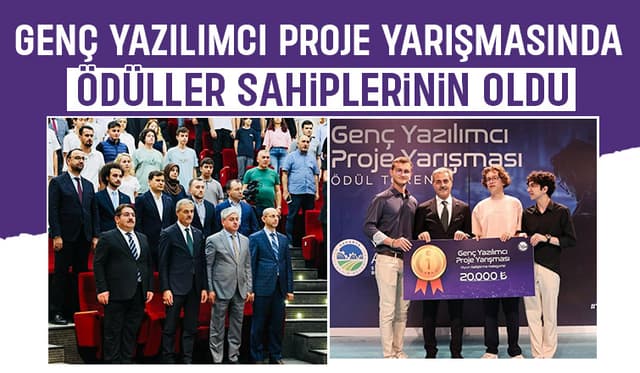 Genç yazılımcılar ödüllerini aldı