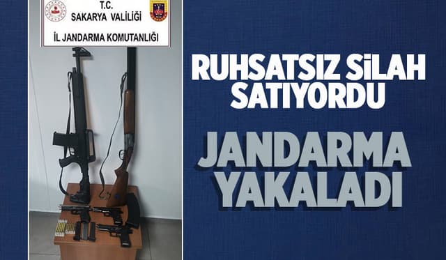 Ruhsatsız Silah Satan Kişiye Operasyon
