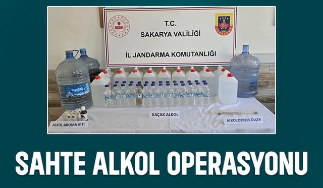 Karasu’da Sahte Alkol Operasyonu: Litrelerce Kaçak İçki Ele Geçirildi