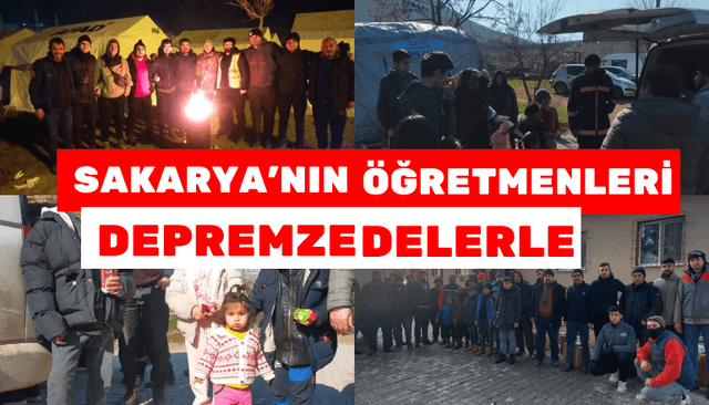 Gönüllü Öğretmenler Depremzedelerin Yanında 