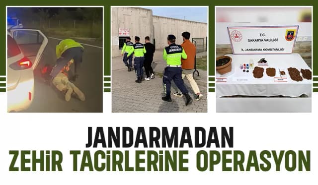 Sakarya'da uyuşturucu operasyonları