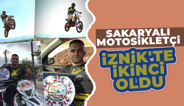 Süper Enduro'da Sakaryalı Sporcu İkinci Oldu