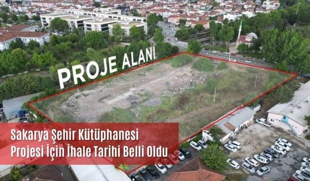 Sakarya Şehir Kütüphanesi Projesi İçin İhale Tarihi Belli Oldu