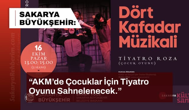 Tiyatro Sahnesi Çocuklar İçin Kurulacak
