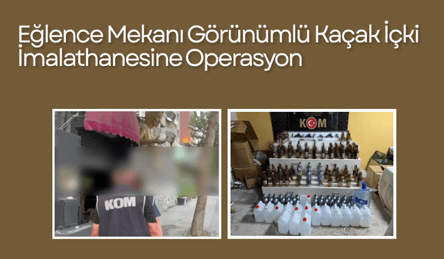 Sakarya’da Eğlence Mekanı Görünümlü Kaçak İçki Atölyesine Operasyon