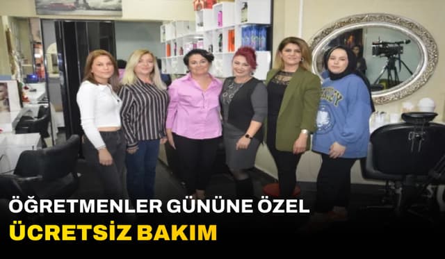 Sakarya'da Kadın Öğretmenlere Ücretsiz Bakım Yapıldı