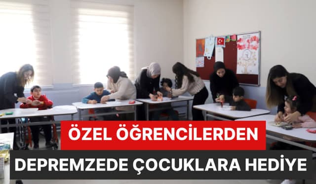 Özel Öğrenciler Depremzede Çocuklar İçin Kolye ve Bileklik Tasarlıyor