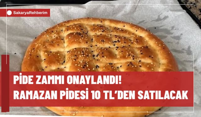 Sakarya'da Ramazan Pidesi Zammı Onaylandı