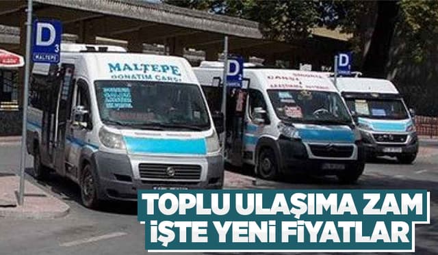 Sakarya'da toplu ulaşıma zam