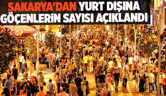 Sakarya'dan yurt dışına kaç kişi göç etti; İşte yanıtı