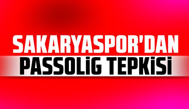 Sakaryaspor Passolig uygulamasına tepki gösterdi