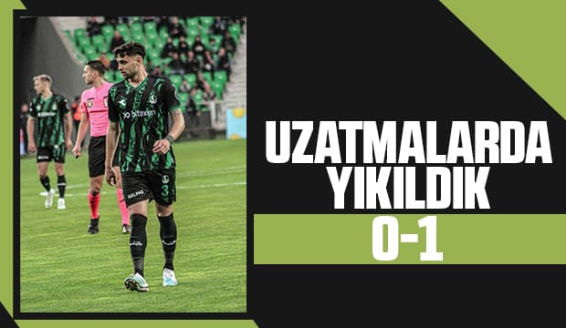 Sakaryaspor Eyüpspor'a mağlup oldu