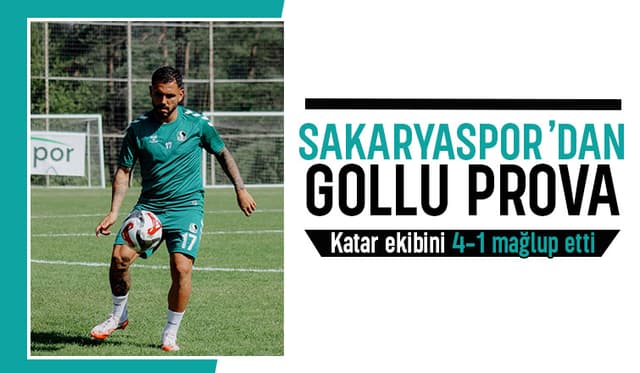 Sakaryaspor, Katar Takımına 4-1’lik Fark Attı