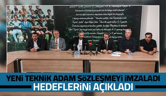 Sakaryaspor'da Yeni Teknik Adam İmzayı Attı