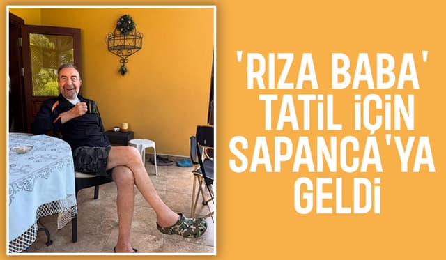 Zafer Ergin tatil için Sapanca'yı tercih etti