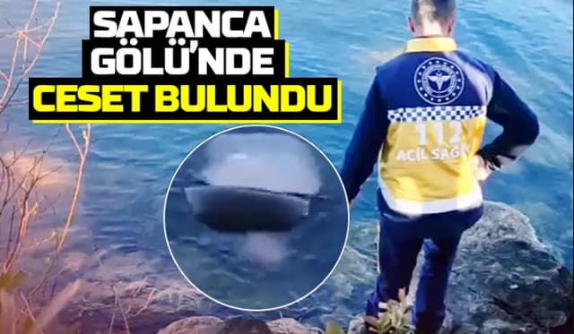 Gölde ceset bulundu
