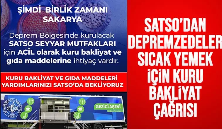 SATSO'dan kuru gıda çağrısı