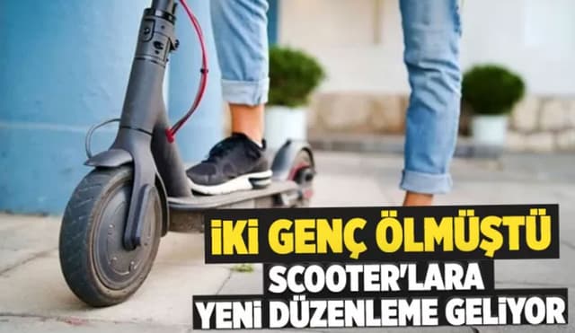 Scooter'lara Yeni Düzenleme Geliyor