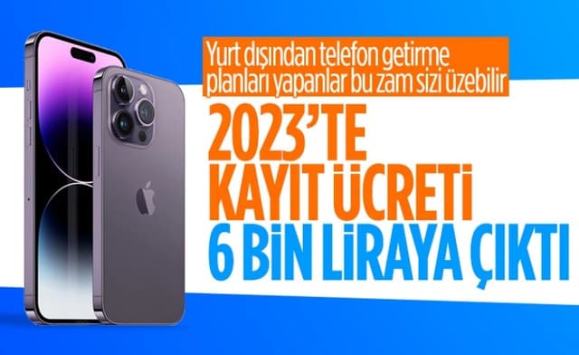 2023 IMEI Kayıt Ücreti Belli Oldu