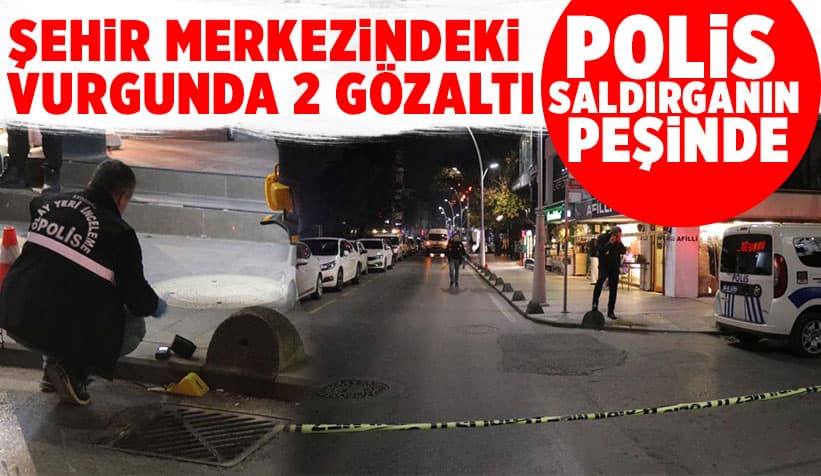 Şehrin Ortasındaki Silahlı Kavgada 2 Gözaltı