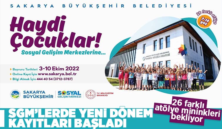 SGM'lerde Yeni Dönem Kayıtları Başladı
