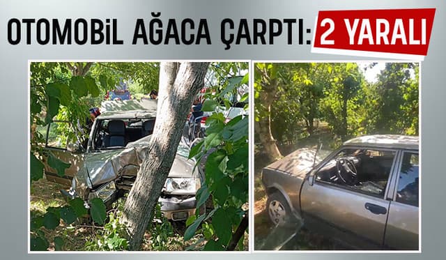 Feci kazada 2 kişi yaralandı
